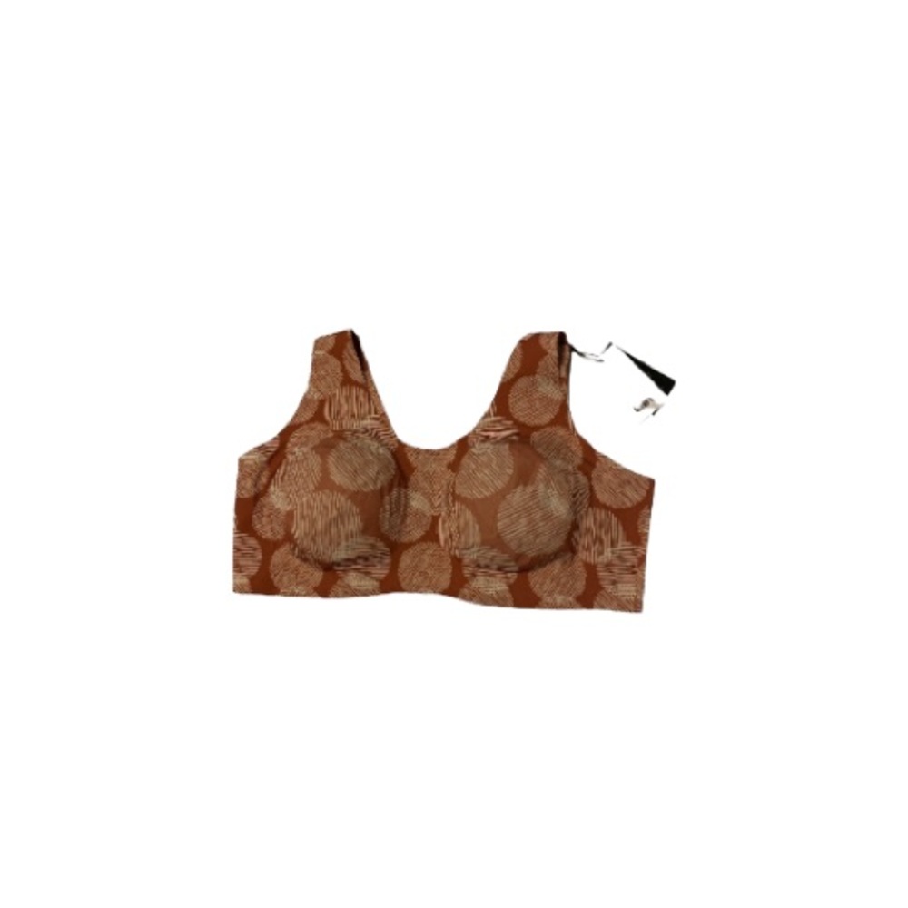🆕 Knix “Sweet Spot” Rust and Cream Seamless Bra - Women’s Size XXXXL+